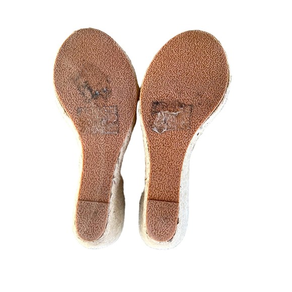 Glister Blackwhite Snake Skin Clear Wedge Sandals Women’s Size 10 - Picture 8 of 10